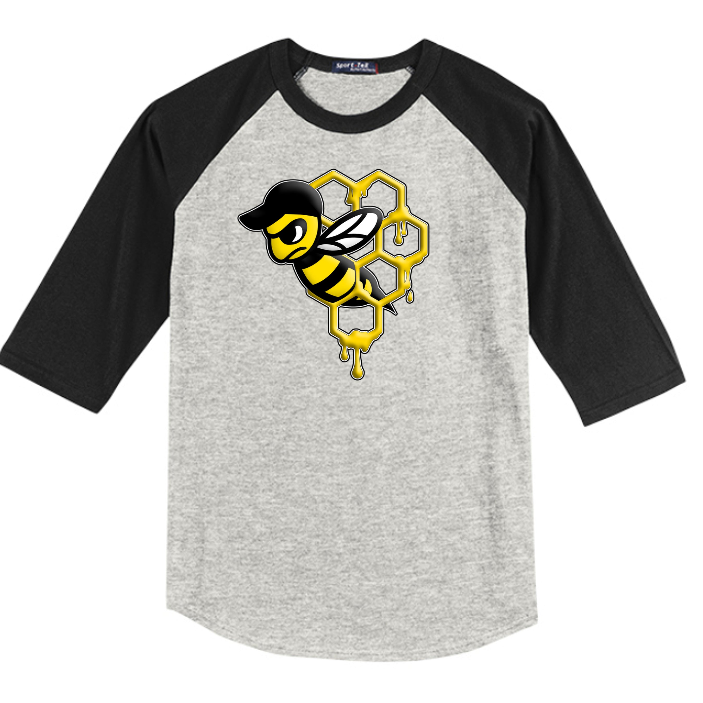 HEATHER GREY / BLACK - YT200 - FRONT
