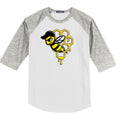 WHITE / HEATHER GREY - YT200 - FRONT